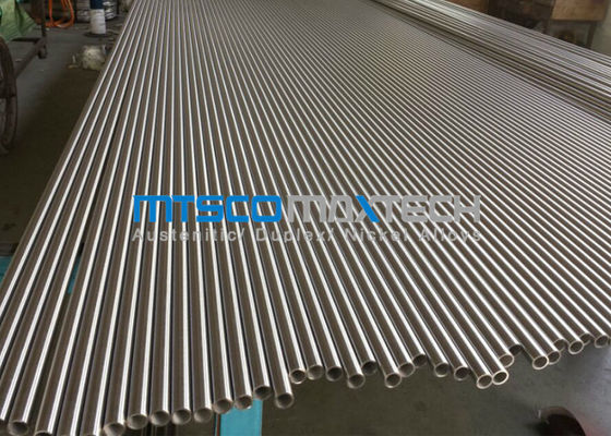 TP304 TP316 Stainless Steel Instrument Tubing with Mesh Belt Furnace Annealing