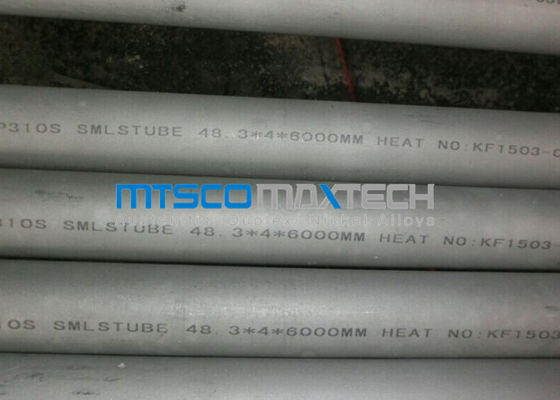 SMLS Tube SS310S 6000mm Fixed Length Pickling Tube , ASTM A312