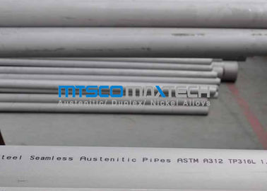 Cold Drawn Stainless Steel Seamless Pipe Big Diameter , TP316L / 1.4404 100mm X 10mm